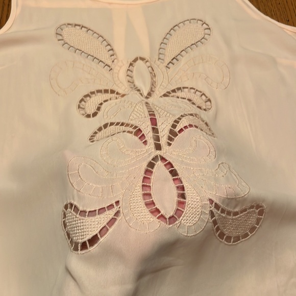 EUC Maurice’s light peach sheer tank top - Picture 5 of 12